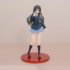 Akiyama Mio Figure K-On School Uniform Anime Collectible Statue Display New Gift picture