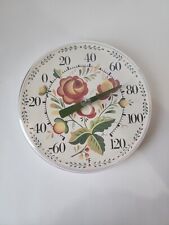Vintage Floral Themometer picture