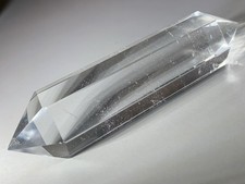 Natural Vogel Cut Quartz Crystal Specimen Double Point Generator Madagascar picture