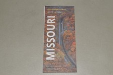Missouri 2025 2026 State Travel Map highway street road railroad folding paper picture