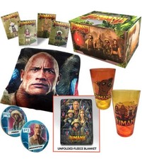 Jumanji Next Level Gift Box Fleece Throw/Pint Glasses/Coasters/Magnets  picture