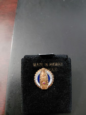 Vintage Coca-Cola Coke 5 Year Service Employee Award Pin 10K Gold 2.2g & Ruby picture