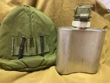 Vintage 36 oz. Cold Weather Arctic Canteen with OD Cover - GI Issue picture