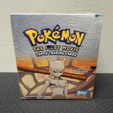 Topps 1999 Pokémon: The First Movie Sealed Booster Box 36 Packs Blue Logo picture