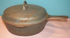 Vintage Cast Iron Skillet #8 GRISWOLD Chicken Fryer 777 B and 1098 C Lid picture