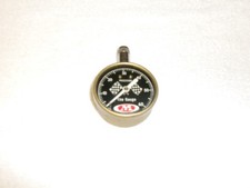 Vintage Meiser M Accu-Gage Precision 60 psi Tire Gauge Checkered Flag USA picture