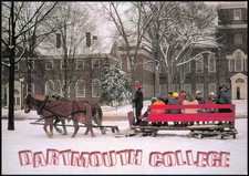 Tom Narwid Hanover, New Hampshire NH Sleigh Ride the Green Dartmouth College picture