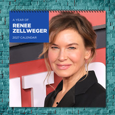 Renee Zellweger 2027 Wall Calendar 12 Month Celebrity Photo Fan Collectible picture