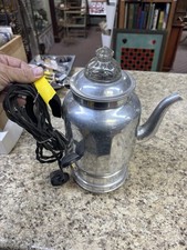 Vintage Lifetime electric coffee pot. 11x6
