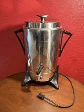 Vintage Sunbeam AP-50 Automatic Coffee Percolator 30 Cup SS Chrome Finish picture