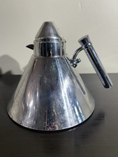 Vintage 18/10 stainless steel conical stovetop kettle manufactured in Italy picture