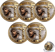 No Greater Love Resurrection Commemorative Coin, 5PCS picture
