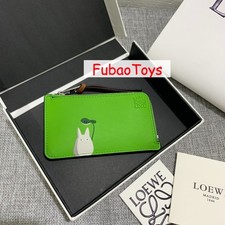 Loewe X Ghibli Studio Collection Chu-Totoro My Neighbor Totoro Card Wallet Green picture