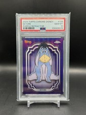 2024 Topps Chrome Disney Eeyore #126 Purple Refractor 155/199 PSA 10 picture