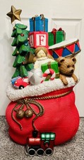 Home Accents Christmas Santa’s Toy Sack Lighted Blow Mold Decor 2022 Rare picture