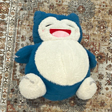 Pokémon Snorlax Stuffed Animal Plush Blue & Cream - Animation Cartoon TV picture