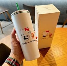 Starbucks Hello Kitty 50th Anniversary Tumbler 16oz 473ml New Gift Collector picture