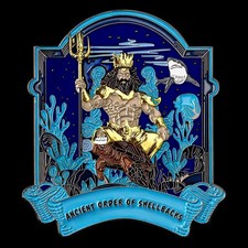 Shellback Crossing the Line Challenge Coin - Updated Design picture