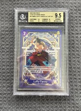 One Piece Luffy-Tarou ST18-005 SP Alt Art A Fist Of Divine Speed English BGS 9.5 picture