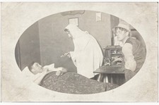 Antique Real Photo Postcards Rppc 1900s Young Men Play Scene  Revolver Out picture
