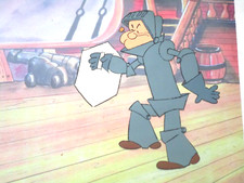 POPEYE sailor 1980's knight HANNA-BARBERA ORIGINAL PRODUCTION CEL picture