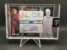 2026 Topps Vault Marvel Duo Autograph Elizabeth Olsen Paul Bettany /10 MD-EP picture