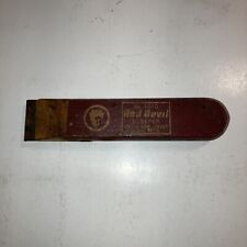 Vintage Red Devil 1 Inch Scraper No. 3010 Advertising New Jersey Union Made USA picture