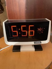 LUMITIME KT-10B Space Age Digital Clock Unused Deadstock w/Box from JAPAN picture