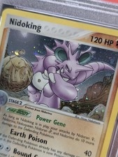 Nidoking 8/112 FireRed & LeafGreen Holo Pokemon NM PSA 7 picture