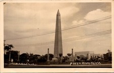 Maracaibo Venezuela RPPC 1940's P Dela Republica Postcard Has Wrinkles / Creases picture