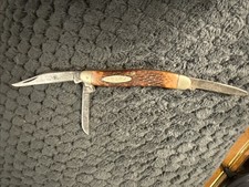 Neat Vintage Kabar 1100 Stockman Pocket Knife 3-Blade Made in USA Ka-Bar picture