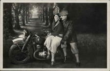Dampf-Kraft-Wagen DKW Motorcycle Studio Background Prop Pretty Woman RP picture
