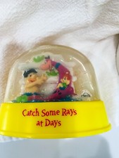 1994 The Flintstones Snow Globe Official Fred Pebbles Dino Hanna Barbera Days picture