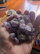 Bulk Lot 172 g Mini Rough Australian Amethyst Points picture