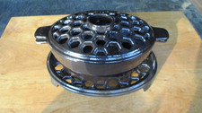 Plow & Hearth BLACK Cast Iron Wood Stove Steamer Humidifier Honeycomb  2.3Qt picture