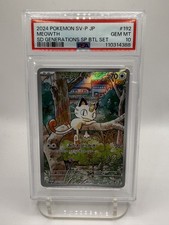 Meowth 192/Sv-P Sv-P Promotional Cards Holo (Japanese) PSA 10 picture