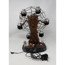 2026 Cracker Barrel Haunted Tree Halloween Ferris Wheel And Sounds NWT Display picture