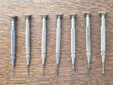 (7) Assorted Starrett Jewelers' Screw Drivers Misc. LOT Machinist Tools USA picture