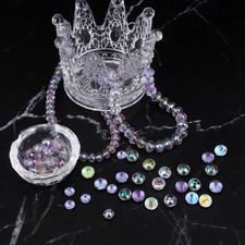6mm 8mm Austria Crystal Beads 96 Faceted Round Loose Spacer Beads Rhinestone for picture