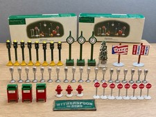 Dept 56 HV Utility Accessories 3 Complete Sets + Extras Signs Meters #52776 picture