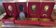 Joan Rivers Imperial Treasures Four Seasons Eggs Complete Set 4 Boxed COA QVC picture