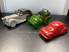Three vintage Avon decanters volkswagon, Rolls Royce , Haynes Apperson 1902 picture