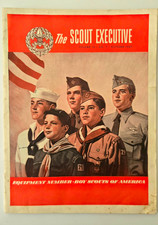 1947 The Scout Executive Magazine October Vol 12 No 7 BSA Equipment Insignia picture
