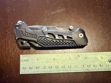 Vintage Appalachian Trail Pocket Utility Knife With 1 Blade 4 Inch Casing Black picture