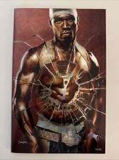 Fame: 50 Cents #1 Get Rich or Die Trying Homage Chrome Ltd to 14/30 NM- picture