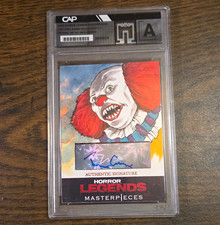 2025 Horror Legends 1/1 Tim Curry Signed Sketch Card Pennywise picture