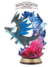 RE-MENT Pokemon Swing Vignette Collection 4 Mini Figure Toy #1 Mega Charizard X picture