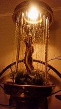 Goddess Mineral Oil Rain Lamp Light MCM Motion 28” Vtg 1970’s Tabletop Creator’s picture