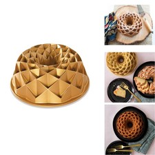 Nordic Ware Jubilee Bundt, 10 Cup, Gold picture