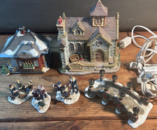 Lemax Coventry cove St Joseph’s Chapel & Dept. 56 Dorothy’s Skate Rental & Other picture